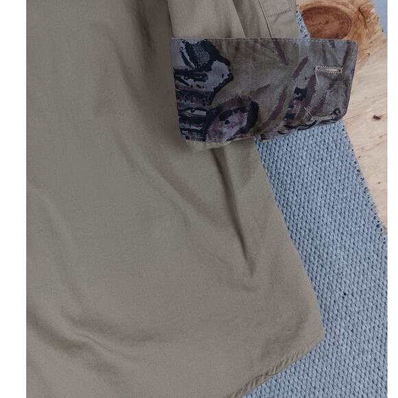 Spartan Vintage Realtree Western Shirt Men's *Medium Tan Camo Hunting USA Made - Picture 4 of 13